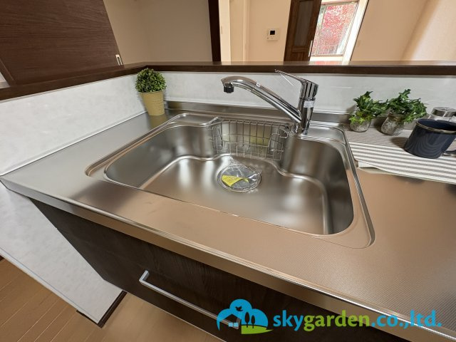 藤沢市大庭　中古戸建のキッチン|キッチンシンク