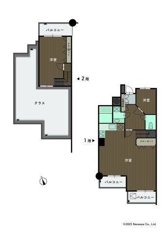 【間取り】 | ロワールマンション・アール植物園