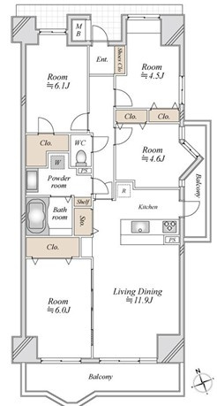 【間取り】の画像