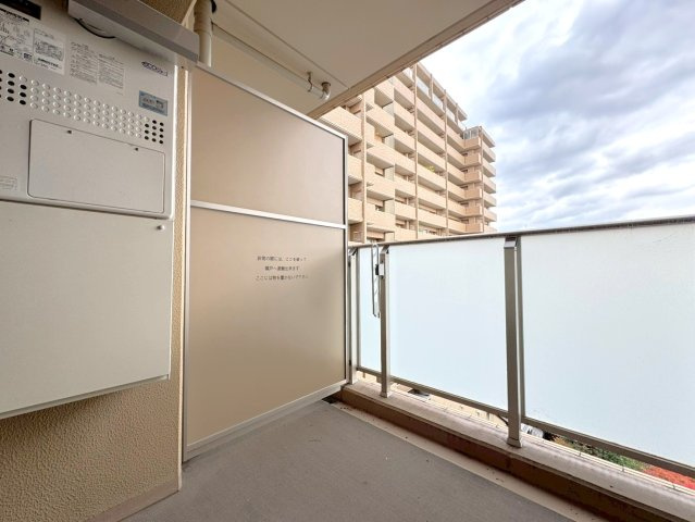 駅徒歩３分の駅近☆７階につき眺望良好☆リビング床暖房付２ＬＤＫ☆クラッシィハウス御池柳馬場のバルコニー|バルコニー