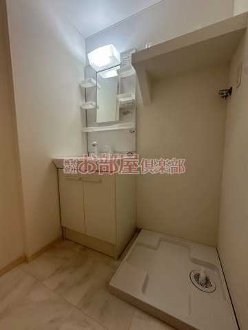 ポラリス久留米Westの洗面所|脱衣スペースもあります