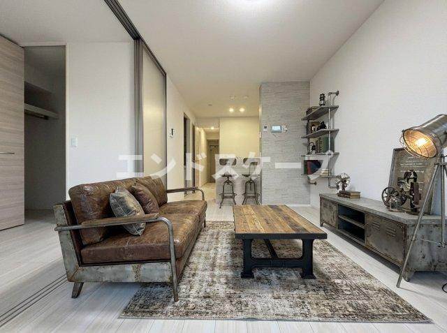 フェリオ文京　Ⅱの居間・リビング|家具はCGのイメージ画像になります。※実際に家具は付いておりません。