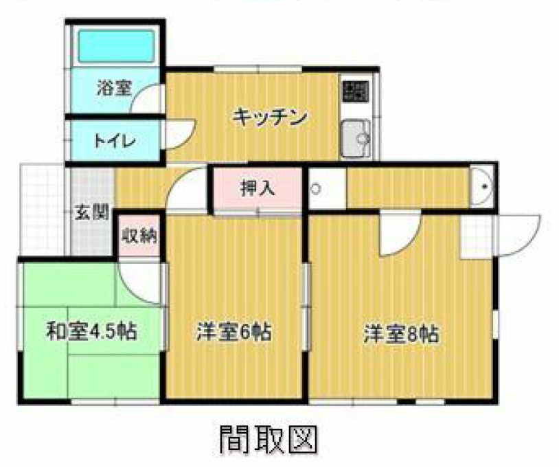 【中古戸建】児玉郡美里町大字阿那志の間取り|■間取り図｜敷地面積：205.00（約62.01坪）　建物面積：50.10（約15.15坪）