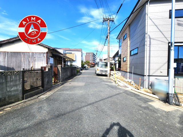 福岡市南区警弥郷2丁目第3-2棟（1号棟）　の前面道路含む現地写真|前面道路です。