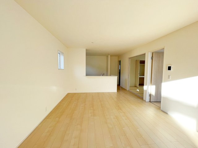 新築戸建・新築建売　いわき市勿来町関田西２丁目１期　勿来二小・勿来二中の居間・リビング|お客様にとって最良のご提案ができるよう心掛けて対応させていただきます！