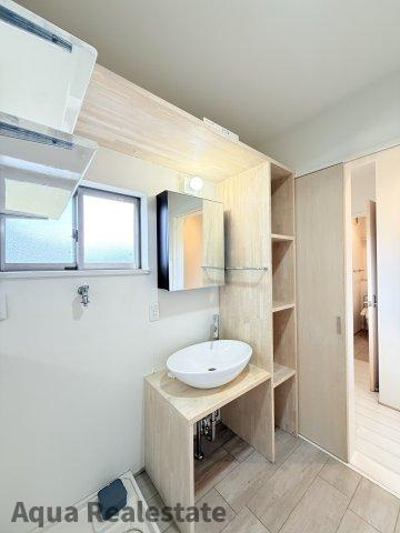 飯山町川原　デザイナーズ住宅の洗面所