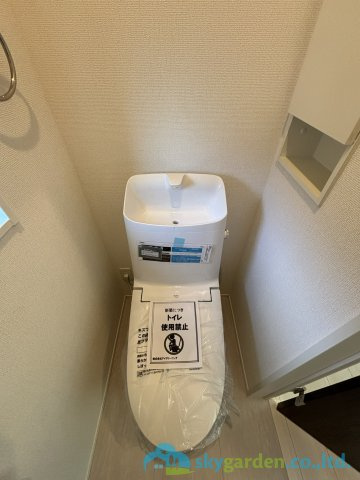 伊勢原市下糟屋2期　新築戸建　全5棟1号棟のトイレ