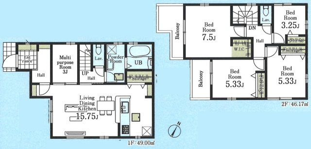 Livele Garden.S　狭山水野第12期　全１棟の間取り
