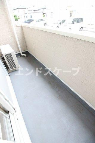 ハント・ポント　Ｂのバルコニー|高崎、前橋のお部屋探しはエンドスケープまで！お客様の理想お聞かせ下さい♪