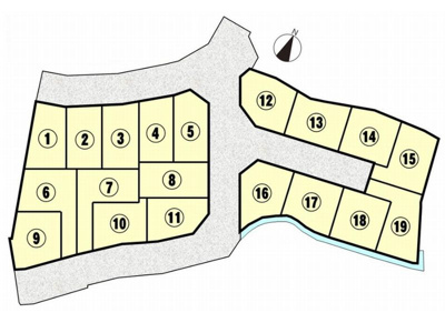 【区画図】 | 山科区西野山射庭ノ上町　売地（建築条件付き）