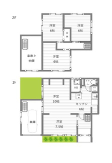 【間取り】 | 千刈4丁目12-13貸家