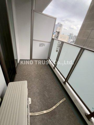 シエリアタワー大阪天満橋のバルコニー|外からの目が気にならないバルコニーで洗濯物が干せます