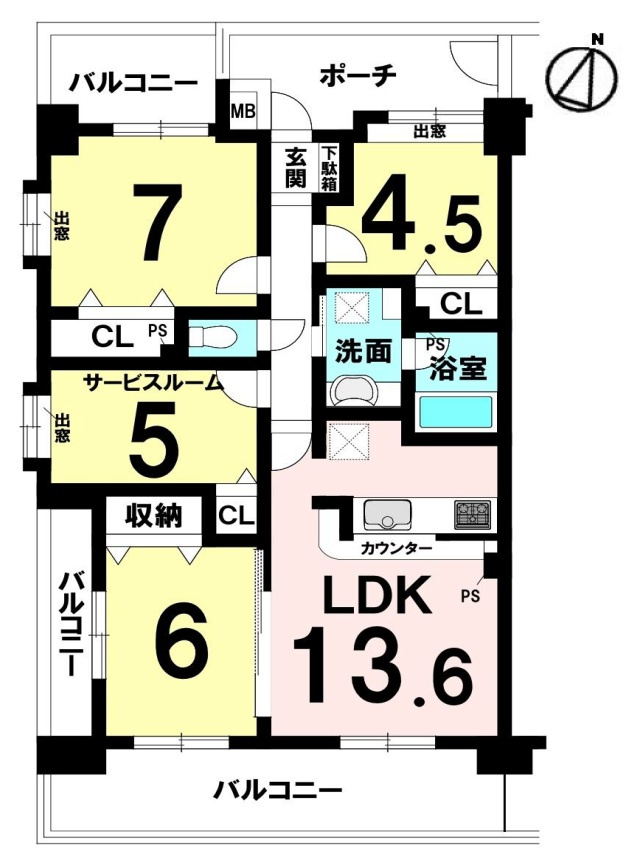 レーベンハイム吉川グランスクエアのその他|間取図です