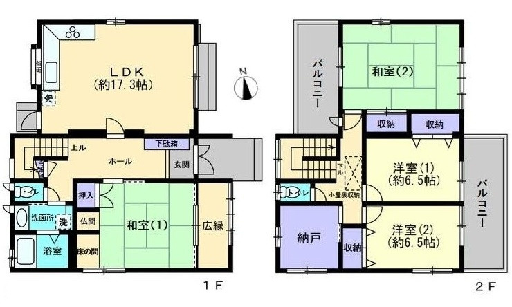 地御前3丁目の間取り