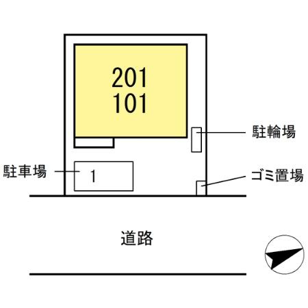 sun-Iris(サンアイリス)の区画図
