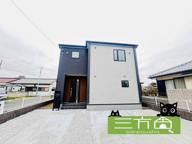 新築　伊勢崎市連取町第4　Livele Garden.S 　1号棟の外観|現地写真　2026年3月完成しました！ご内覧等、お気軽にお問合せください♪　							

　