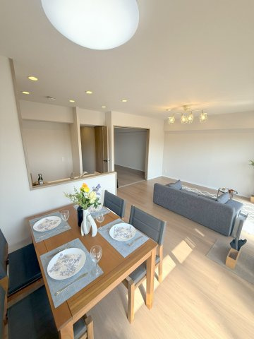 コトー柏の居間・リビング|※完成施工例の為、実際の仕様とは異なる場合がございます。