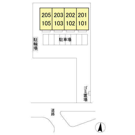 プレジオ幕張の区画図