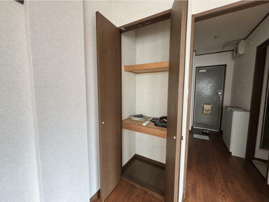 アルカディア　最上階　角部屋　駅近の収納