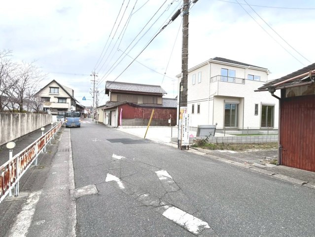 ハートフルタウン　一宮市起2期　全1区画分譲の前面道路含む現地写真|■前面道路　■ヤマダ不動産　株式会社リライフ　
■夢のマイホーム購入をフルサポートします！