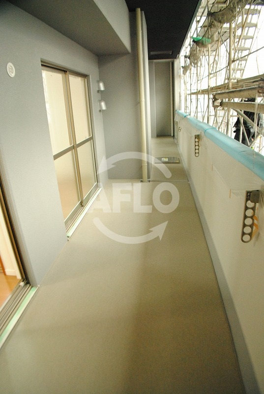 ベリー海老江　鷺洲小学校区のバルコニー|ベリー海老江　バルコニー