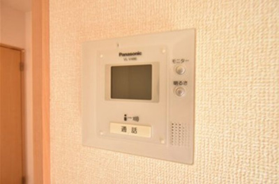 【セキュリティ】 | エーデルハイムW | モニター付きインターホンです