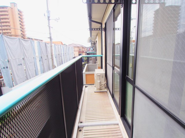 ディアス南幸　C棟のバルコニー