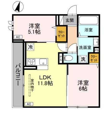 Ｎｏｂｌｅ Ｐａｌａｉｓ 針ヶ谷の間取り