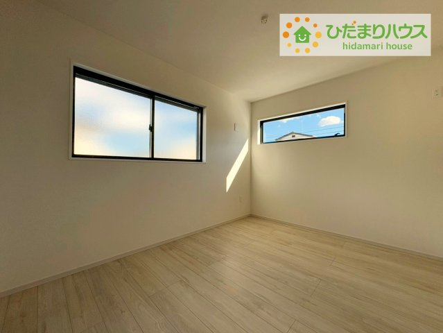 ひたちなか市足崎1期　新築戸建　4号棟の洋室|白を基調とした開放感あふれるルームデザイン(^^)