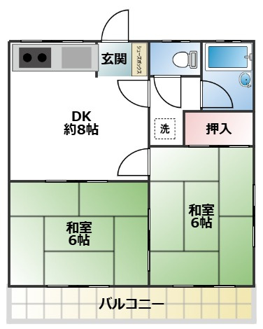 エスティコーポの間取り