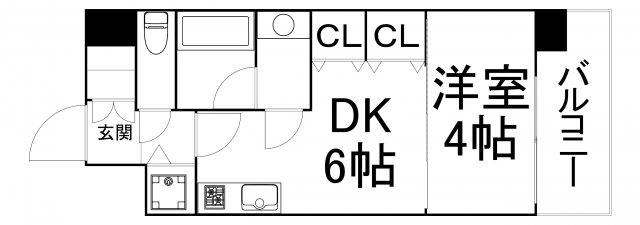 【間取り】 | S-RESIDENCE淀屋橋