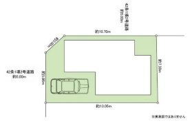 東村山市秋津町2丁目　中古一戸建　～角地・全室南東向き～の区画図|解放感ある北西×南西角地に面しております