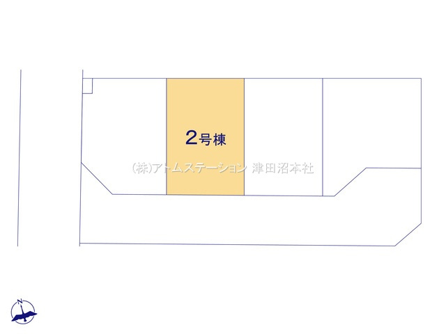 【区画図】 | アトムセレクト船橋市芝山9期　2号棟