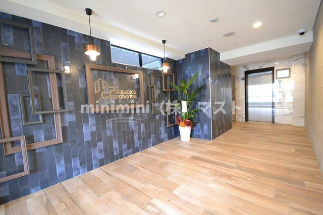 プレサンス四天王寺前夕陽ヶ丘アクティのロビー