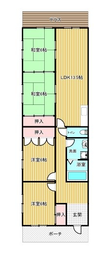 山本マンションの間取り