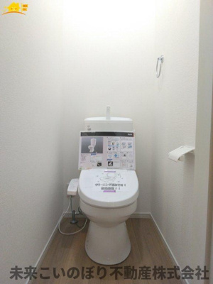 【トイレ】 | LIGARE久喜市久喜東27期1号棟 | 白を基調とした清潔感のある空間です◎お好みのアレンジでオリジナルの空間に仕上げましょう♪