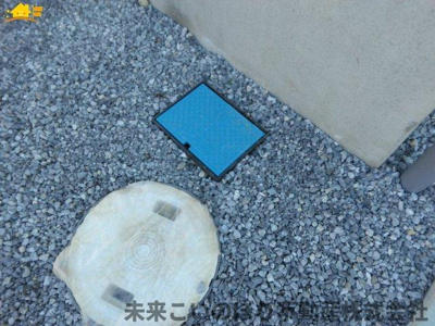 【庭】 | LIGARE久喜市久喜東27期1号棟 | 洗車に便利な散水栓付き