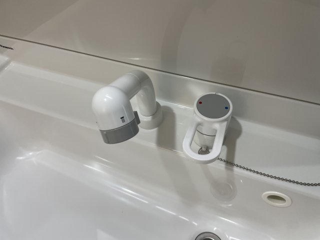 クローバーマンション坪井中央公園の浴室|シャワー切り替え付きの水栓