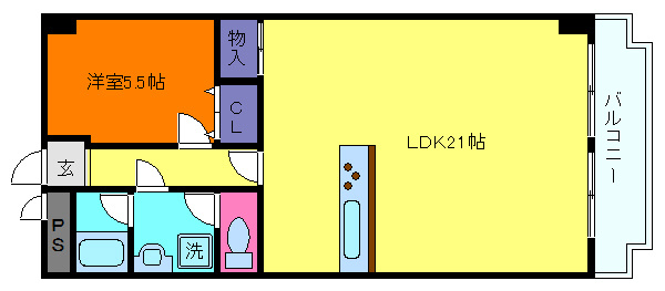 プラザ翠光の間取り