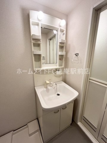東大阪市高井田本通５丁目の賃貸マンションの独立洗面台