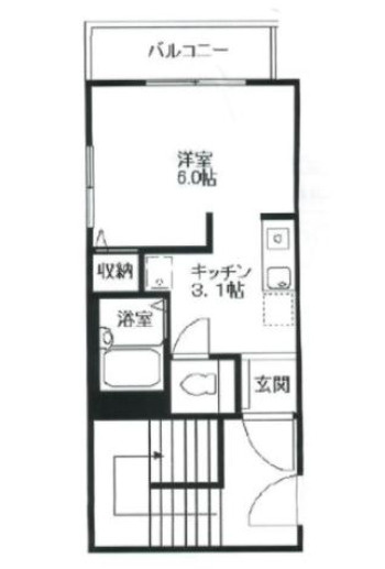 テル代官山　礼金０　ネット０　駅近　の間取り