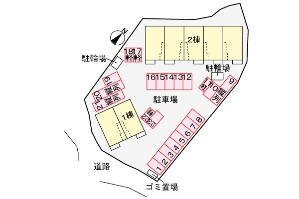 ビルネⅡの区画図