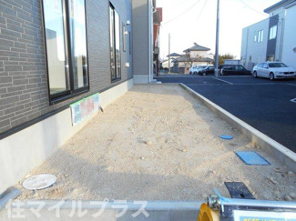 【庭】 | 郡山市田村町金屋新築一戸建て4棟 | 簡単な家庭菜園も楽しめるお庭です