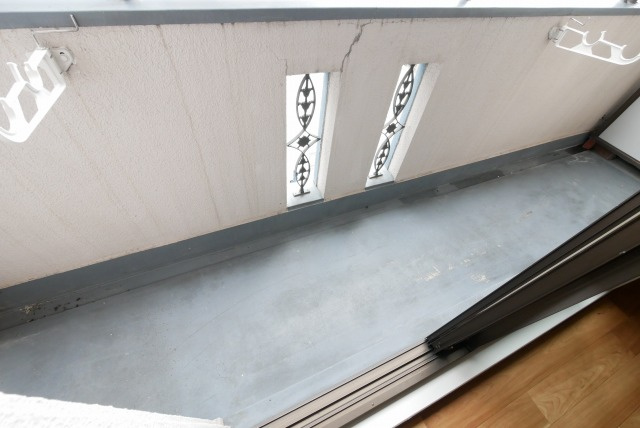 シャトー波除のバルコニー