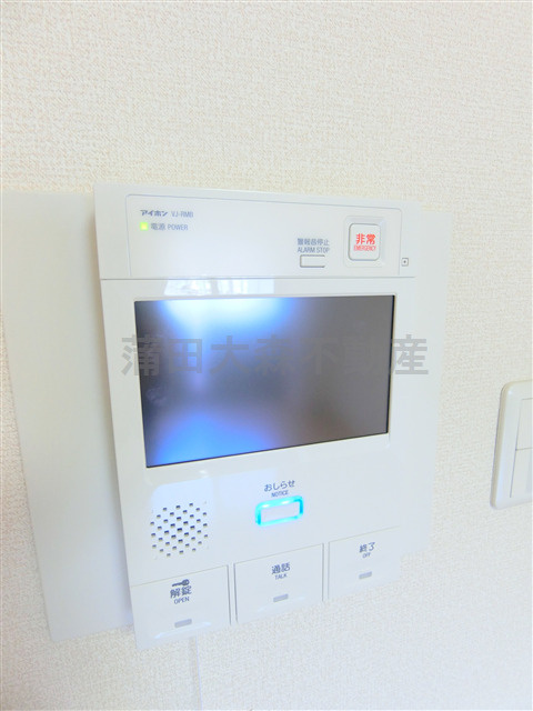ルーブル多摩川参番館の設備|TVモニター付オートロック　インターホン