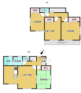 久喜市菖蒲町新堀　中古一戸建ての間取り|水回り設備すべて新品交換の大規模リフォーム予定♪