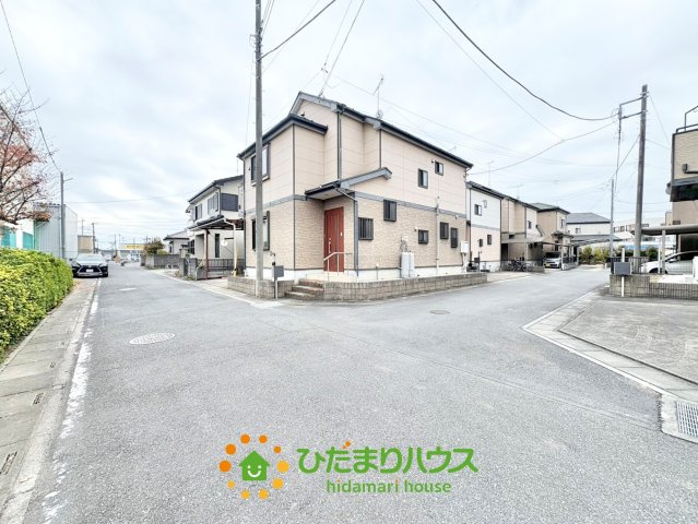 久喜市菖蒲町新堀　中古一戸建ての前面道路含む現地写真|２０２５年１１月２３日撮影