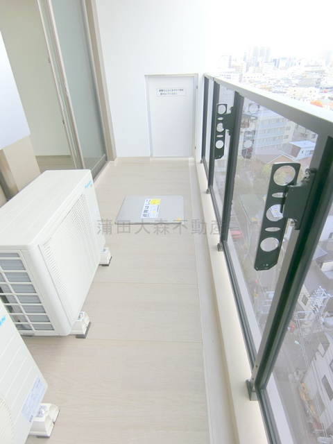 プレディアコート大森山王のバルコニー|物干し金具付きバルコニー