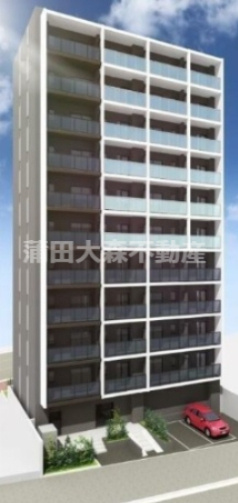 プレディアコート大森山王の外観パース