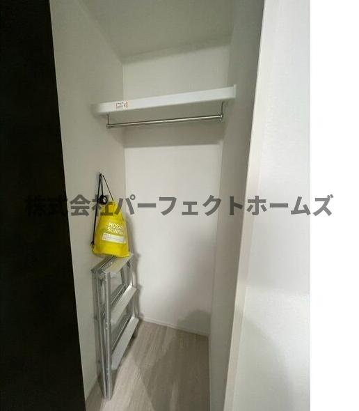 池田本町ガレージハウスの収納|収納のためのスペースです